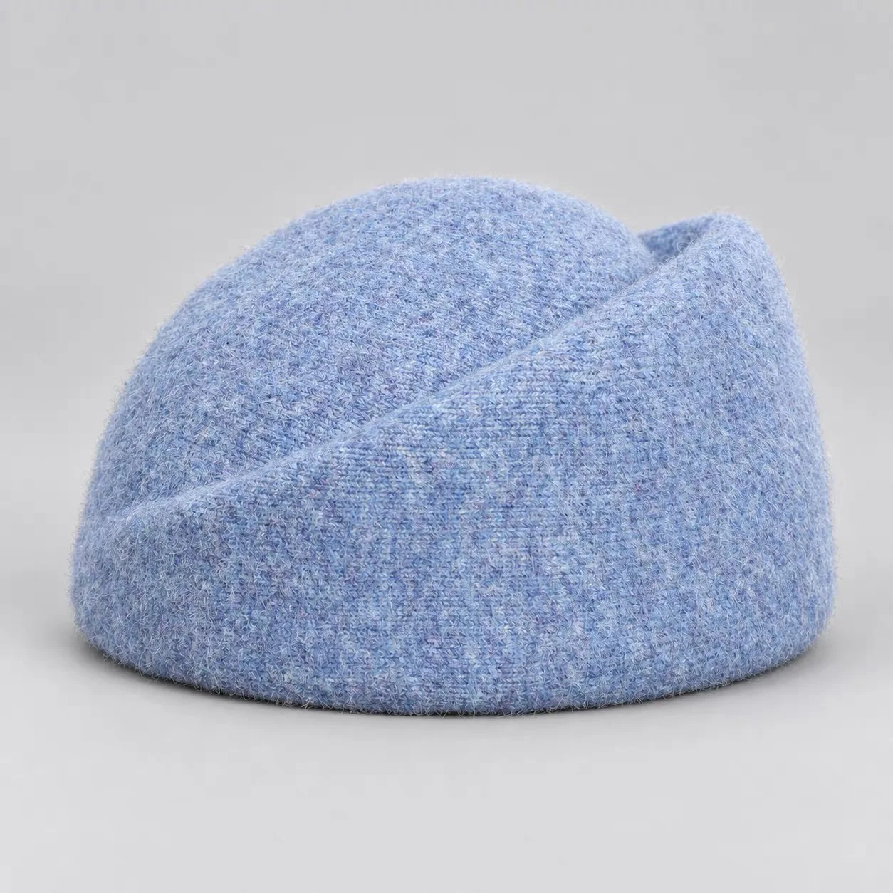 British Retro Colored Medicine Box Berets Hat For Women Asymmetrical Flight Attendant Top Hat Hepburn Fedeora Caps