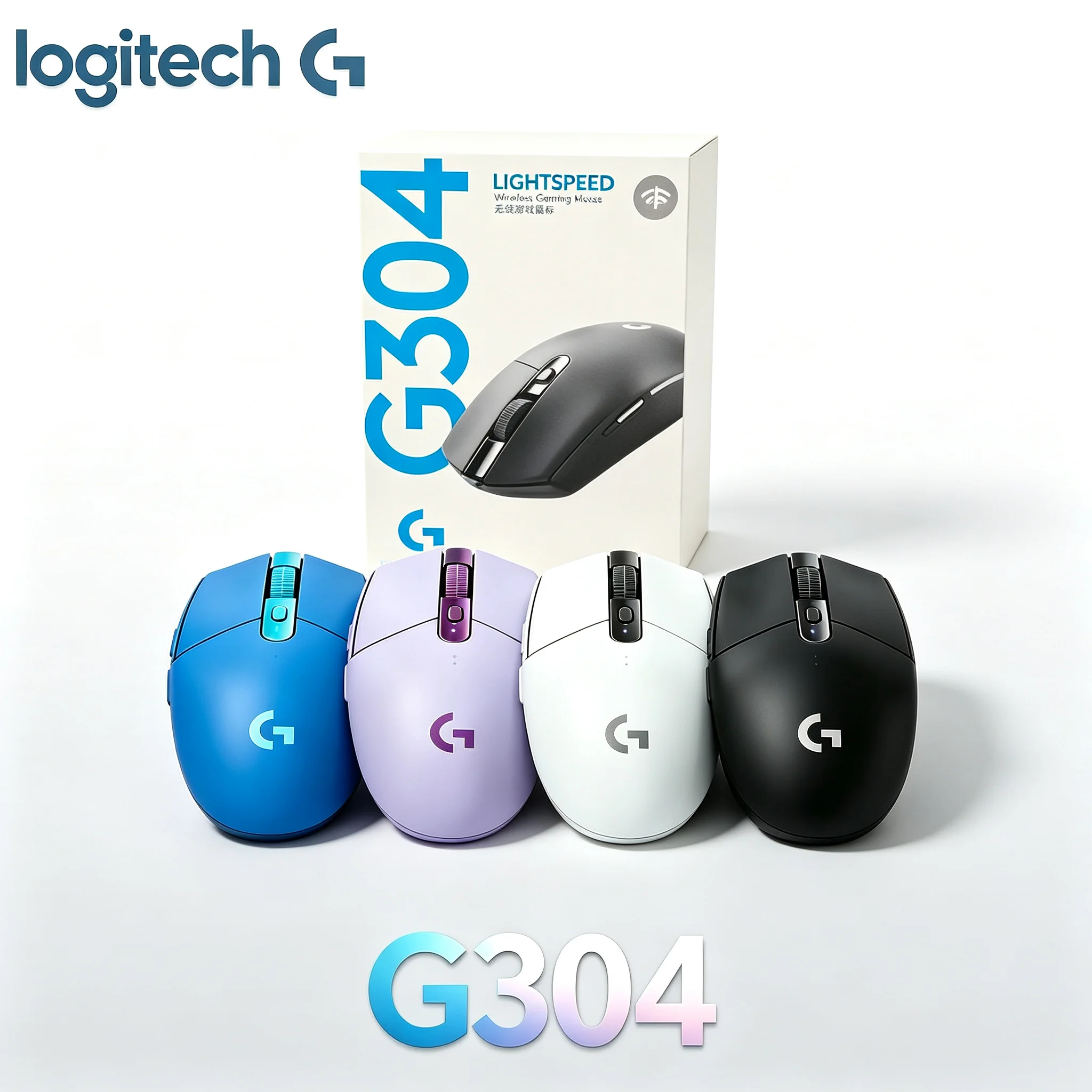 Logitech G304 Wireless Gaming Mouse High‑Performance 2.4G Lightspeed Mice For Laptop Desktop Gamer Office
