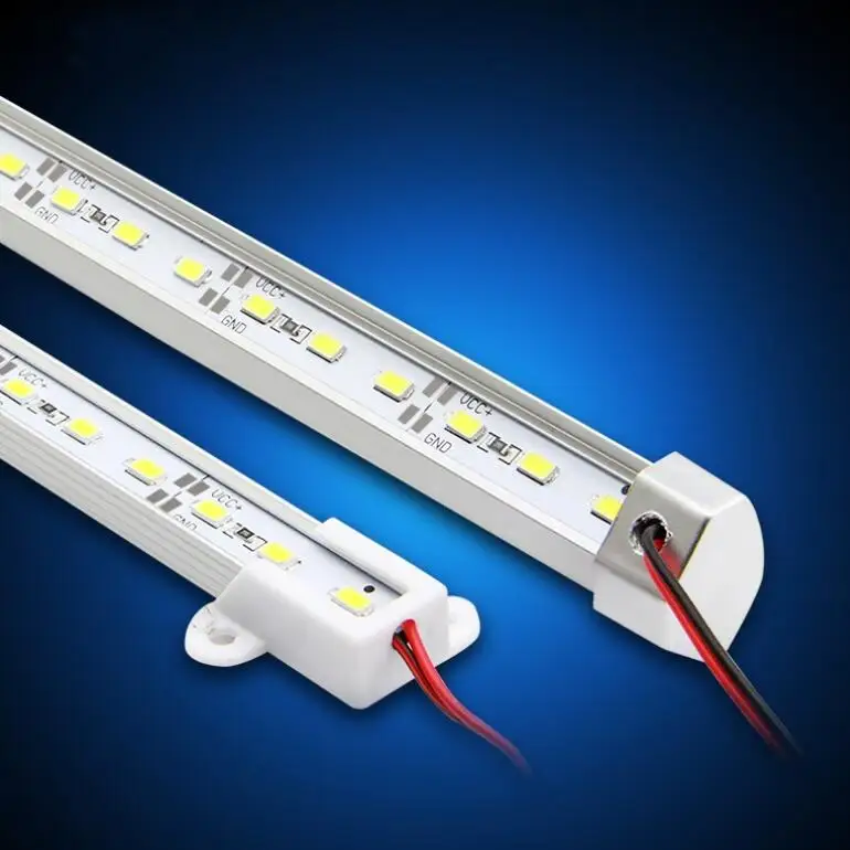 50cm 5630 LED Rigid bar light DC 12v 36LEDS U V Style Aluminium Alloy Shell Tiras tira for Shop store Jewelry Cabinet