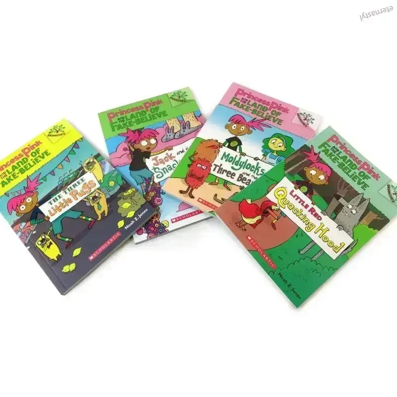 

Princess Pink and the World of Nothingness 4 children's picture books Children's early education picture books DIFUYABOOKS