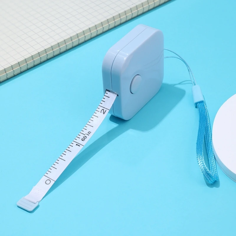 Mini Soft Ruler Body Fat Weight Loss Measuring Ruler Sewing Tailor Tape Measure Retractable Meter Sewing Measuring Tape