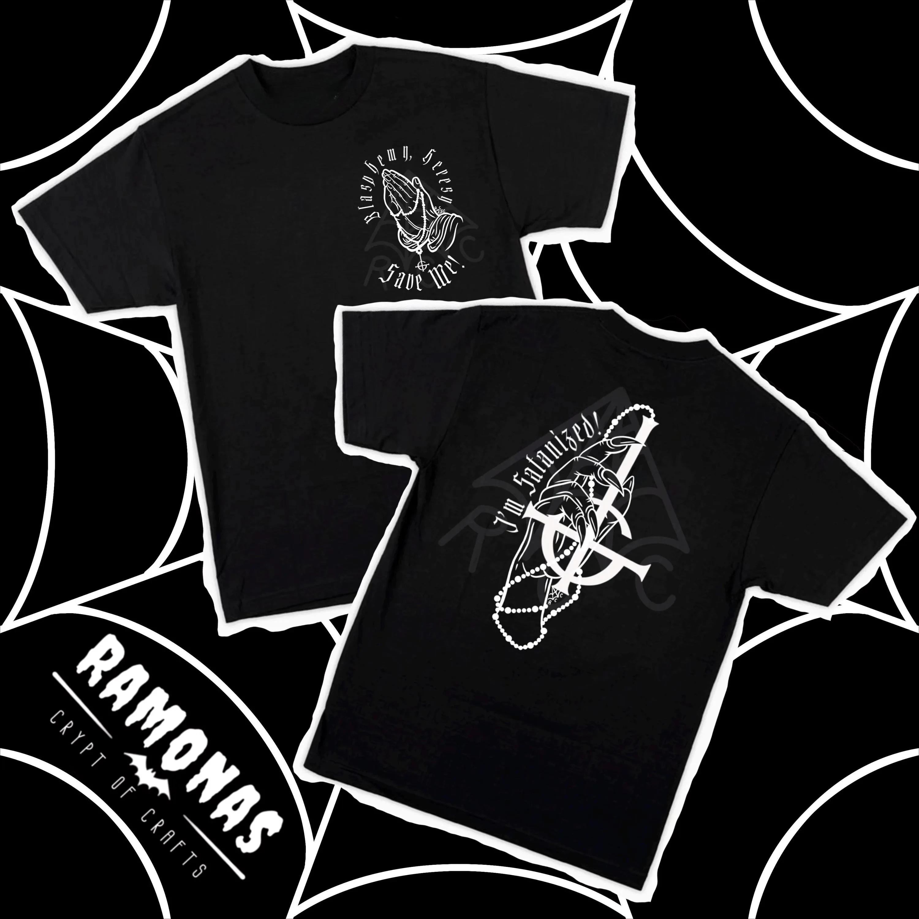 

Blasphemy Tshirt and Tote Bags - Sizes S To 4XL - High-end Luxury Is for Both Men and Women Top Y2k