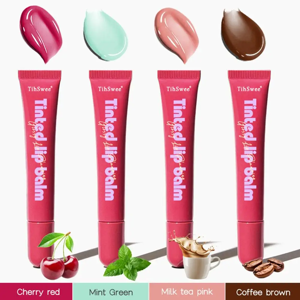 Mirror Lip Glaze Long-Lasting Moisturizing Jelly Lip Enrichment น้ํามันน้ําแก้วน้ํามัน Liquid ลิปสติก Remove Line Lip Care