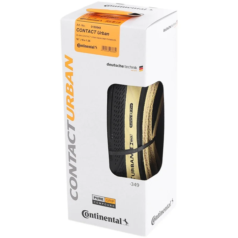 Continental contact urban foldable tire16 inch, 35-349 for Brompton 3, sixty pikes, 1piece