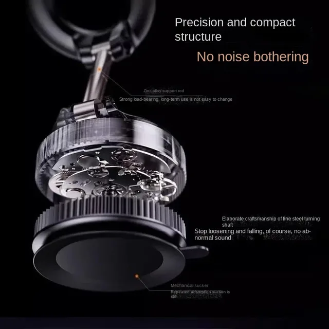 New Foldable Vacuum Adsorption Magnetic Car Phone Holder 2025 Suction Cup Dedicated Navigation Phone Holder 5
