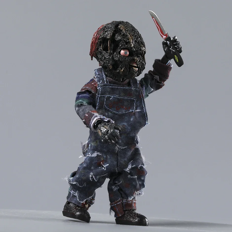 NECA çocuğun oyun Charred Chucky Scream fabrika sınırlı sayıda aksiyon figürü