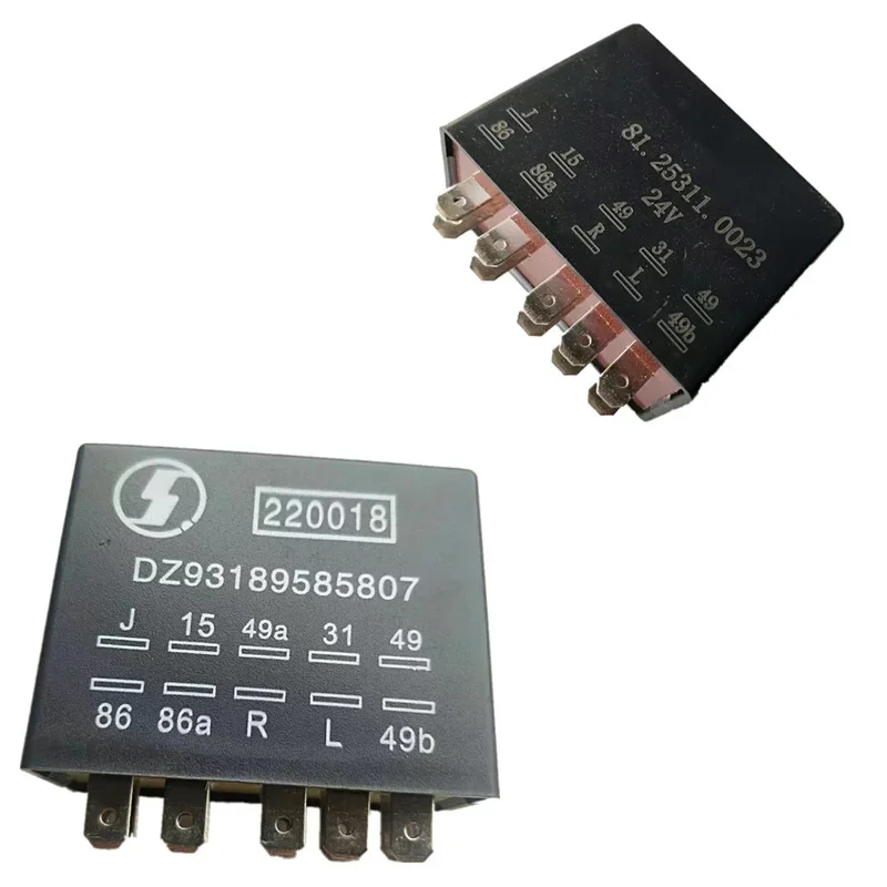 

Used For SHACMAN F2000 F3000 Auto Flash Relay Steering Alarm Double Flasher 10-pin 81.25311.0023 DZ93189585807