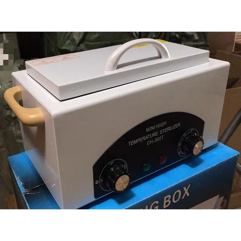Esterilizador de Ferramentas de Alta Temperatura para Mesa com Ajuste Independente de Temporizador e Luz Indicadora de Funcionamento para Desinfecção por Calor Seco