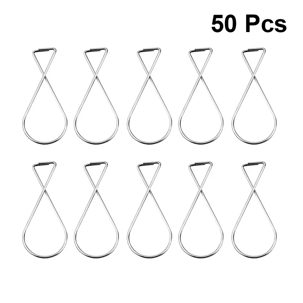 50 Pcs Ceiling Hanging Clips Flower Hook Hooks for Classroom Hangers Decoration