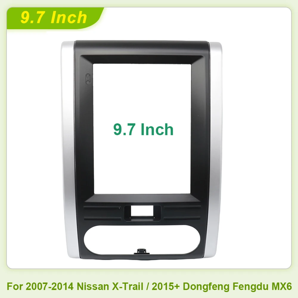For 2007-2014 Nissan X-Trail / 2015+ Dongfeng Fengdu MX6  9.7 Inch Center Console Navigation Panel Modification Frame.