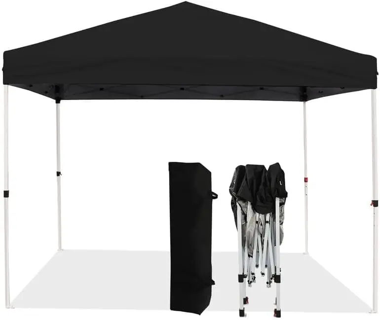 

8X8 FT Pop Up Canopy, Outdoor Instant Canopy Tent w/Carrying Bag, Portable Gazebo Shelter for Wedding Party,Commercial Event,