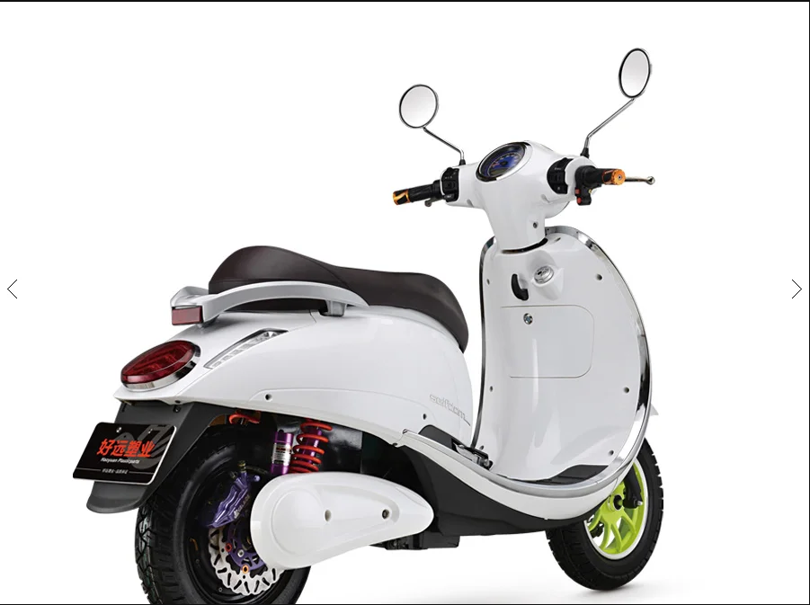 2021 Manufacturer customized EU hot sales classical 1500w 60v 72v fast scooty electric motorcycle for adult