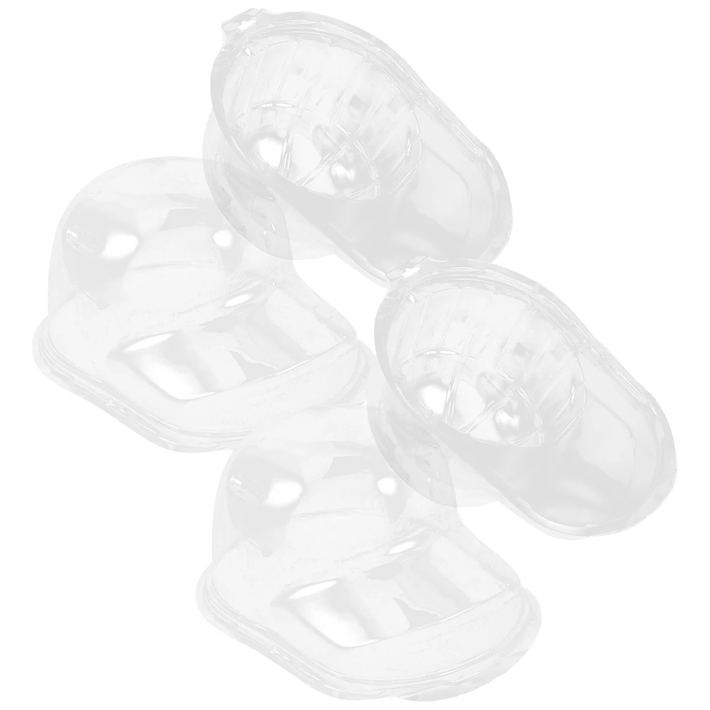 

4 Pcs Hat Box Cap Holder Display Baseball Hats Shaper Support Compact Storage Rack Dust Hat Support Proof Travel