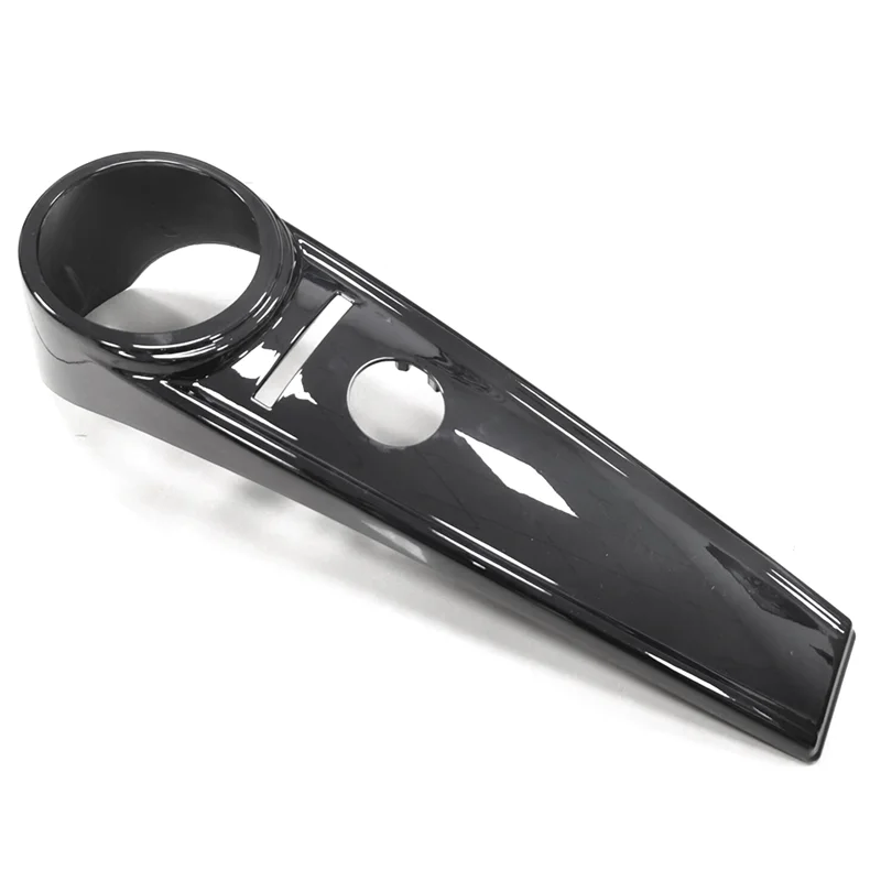 أجزاء ملحقات داش سوداء لامعة مبتكرة غطاء خزان الغاز لوحدة التحكم في الوقود لـ Road King 2008-Up #5