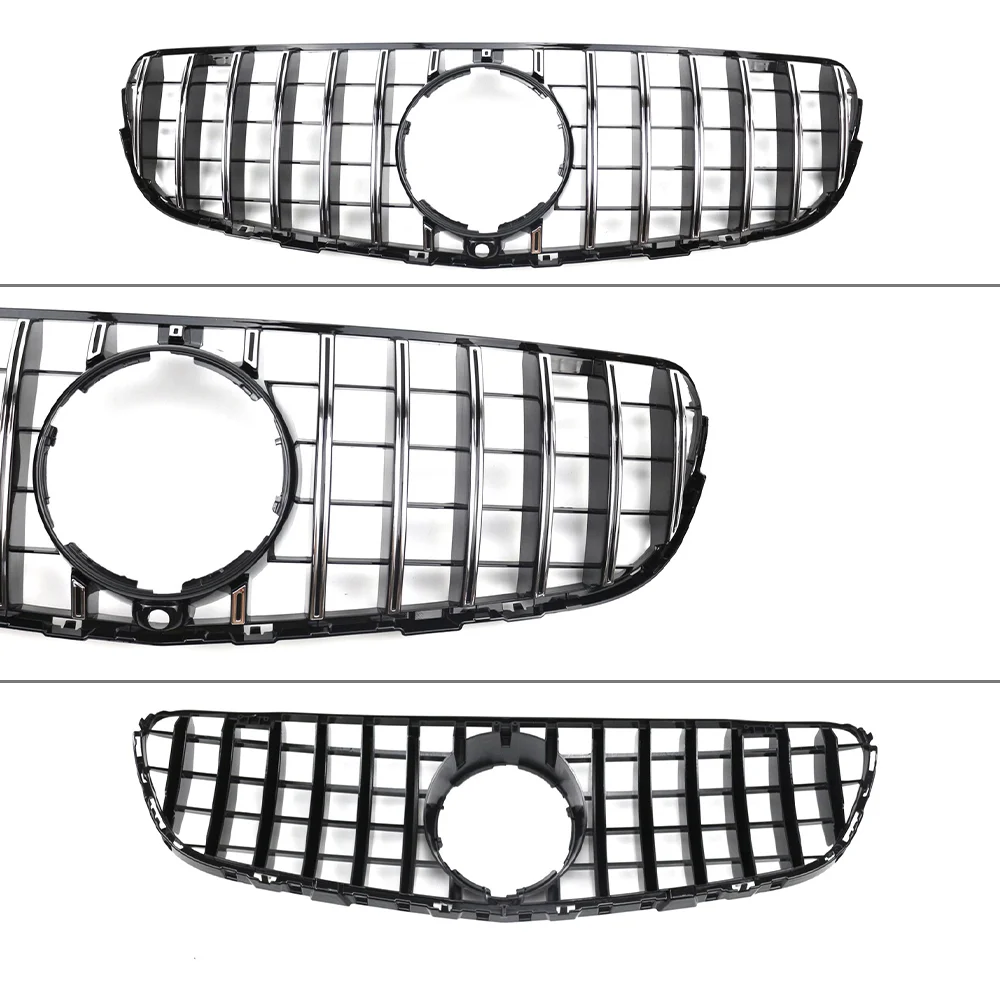 For Mercedes Benz GLC Class X253 W253 2015-2019 GLC250 300 350 GLC43 Front Bumper Grille Hood Grill Inlet Mesh Grid