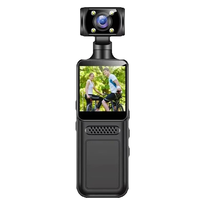 2K Ultra HD Handheld Mini Camcorder Portable 180° Rotatable Vlog Wifi Sports Camera Handheld Video Recorder Cycling Recorder