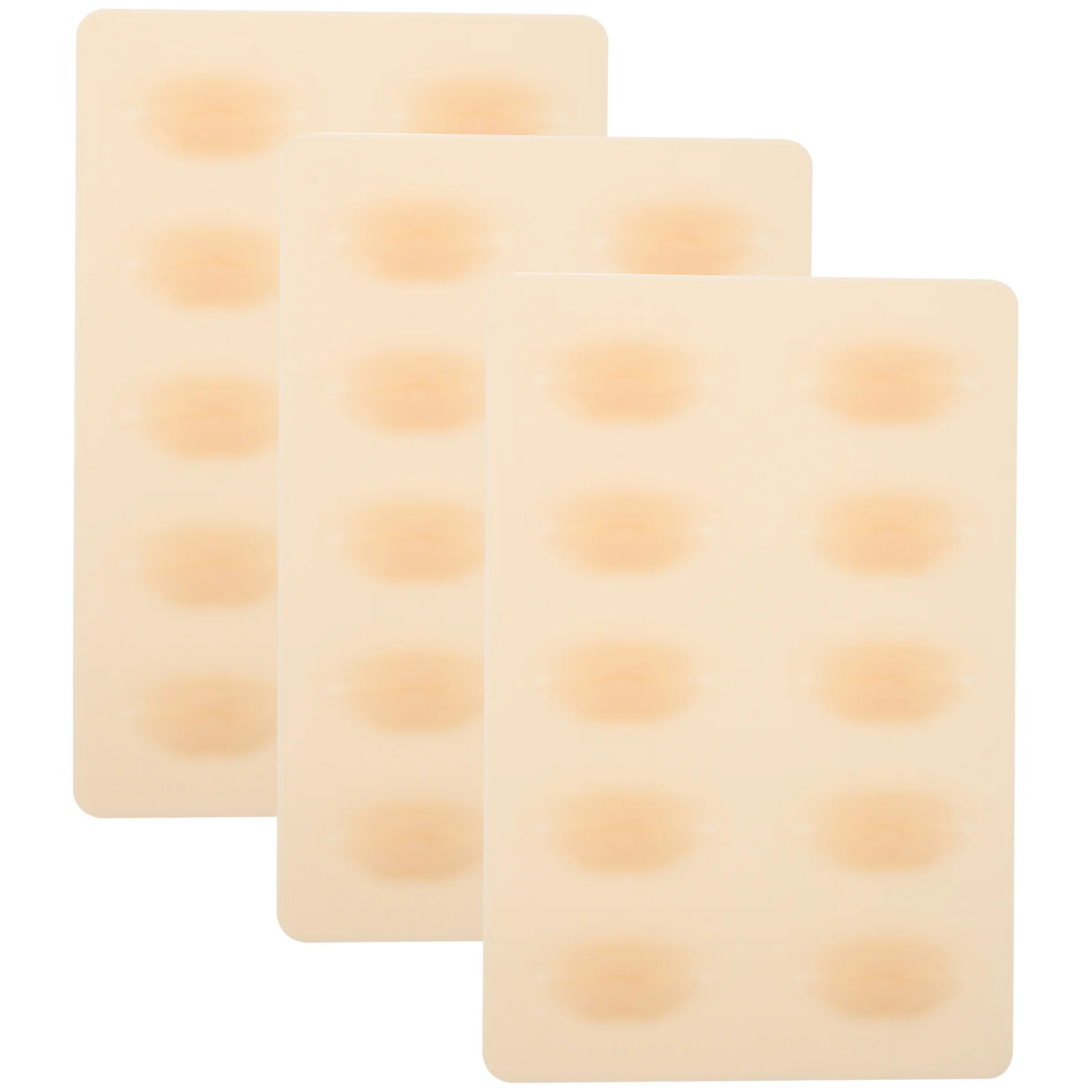 

Силиконовые 3D-поддельные губы, 3 листа для практики татуировки, имитация человеческой кожи, удобная на ощупь, тонкая текстура для начинающих