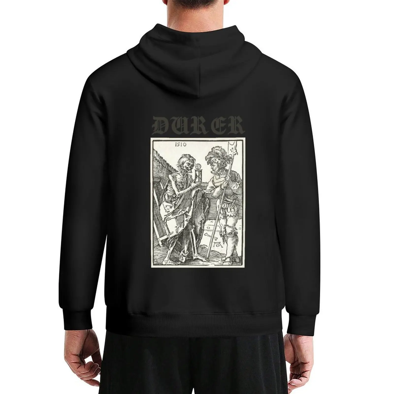 

Death and the Soldier (Albrecht Dürer) Hoodie fashion men hooded shirt men's sweat-shirt graphic hoodies