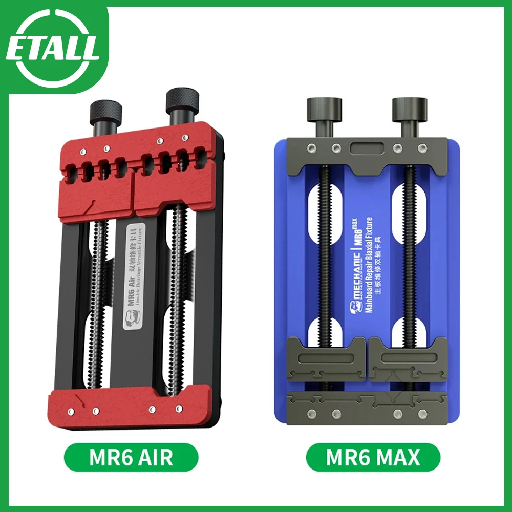 MECHANIC MR6 MAX Air Universal Double Shaft Fixture For Mobile Phone Motherboard PCB IC Chip Soldering Maintenance Clamp Tools