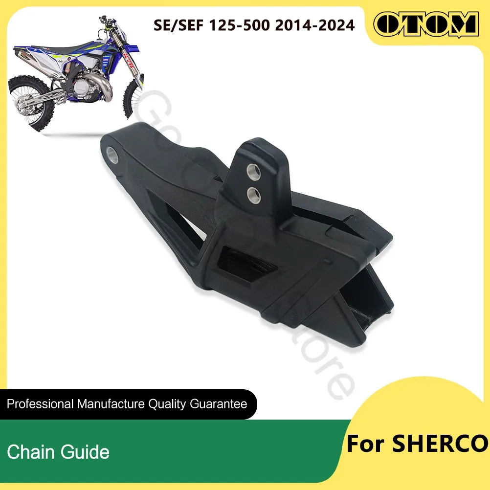 OTOM 2014-2024 Motorcycle Chain Guide Guard Protector Rear Sprocket Cover For SHERCO SE/SEF 125-500 Pit Dirt Bike Motocross Part