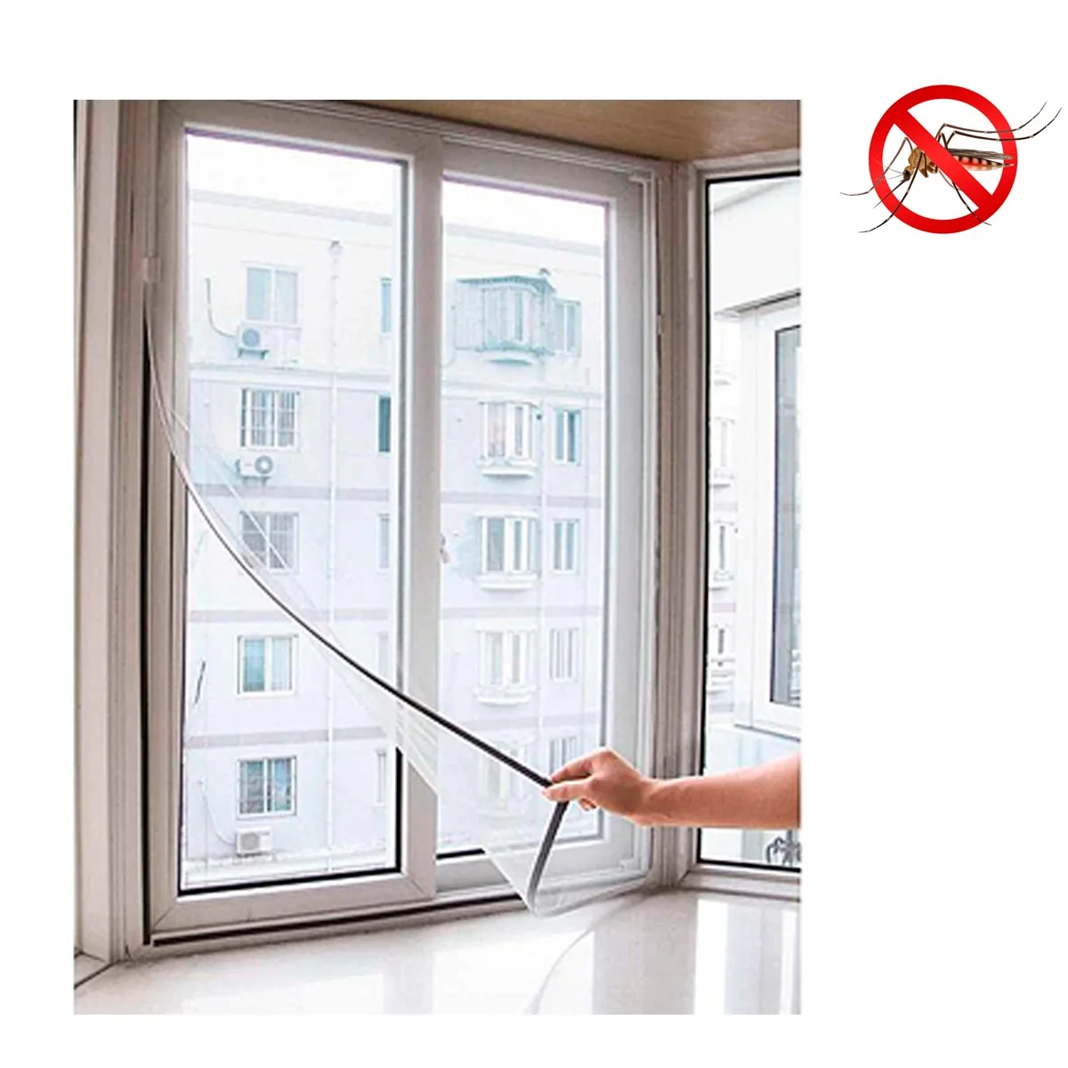 Mosquito Net Anti Insect Mosquito Velcro Screen For Window Premium