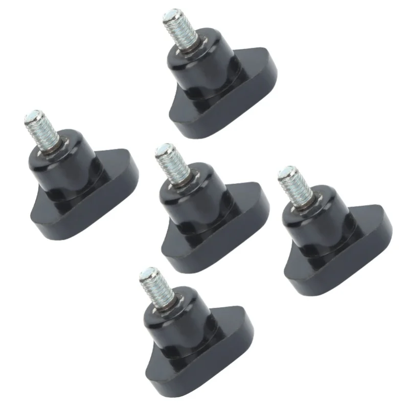 5Pcs Knob Bolt Lathe Hand Grip Twist Knob Nut Screw Triangle Locking Handle HardwareM6x32x10