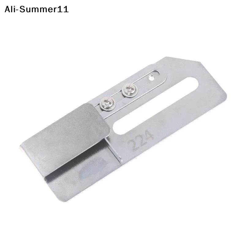 【Gt1】1Pc 205/224 Adjust Covering Stitch Machine Hem Folder Fabric Guide Hemmer Device Fit Coverstitch Sewing Machine Accessories