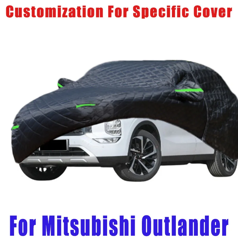 For Mitsubishi Outlander Hail prevention cover auto rain protection, scratch protection, paint peeling protection