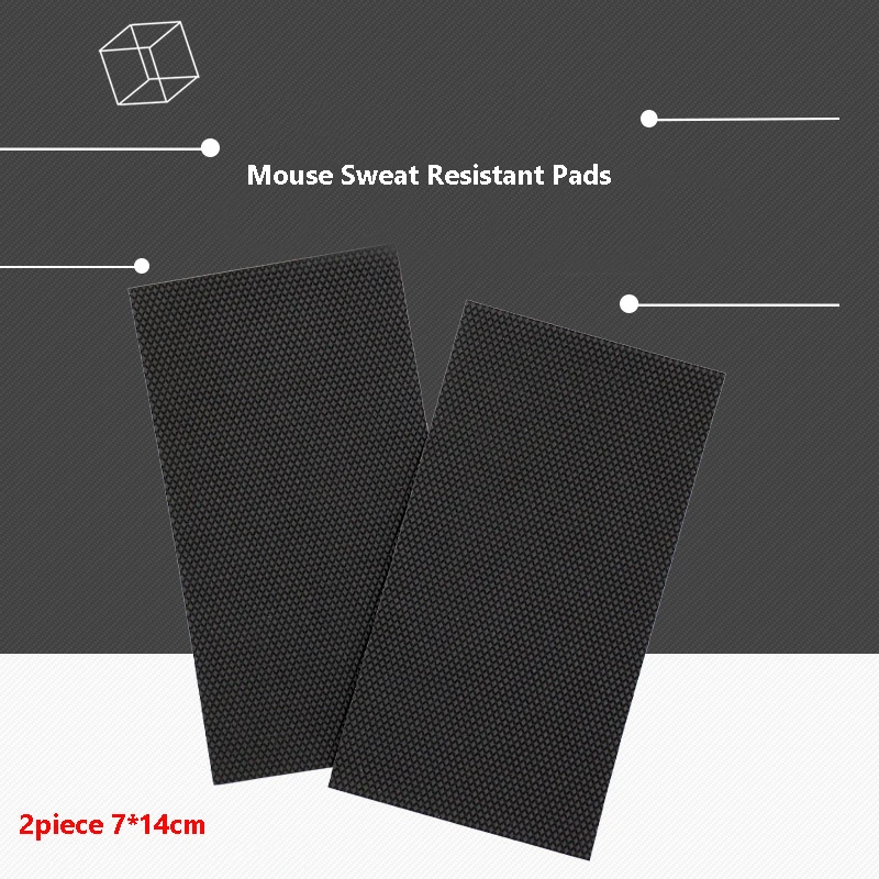 2Pcs/pack Anti-slip Mouse Tape Original Hotline Games DIY 14x7cm Mouse Skates Side Stickers Sweat Resistant Pads