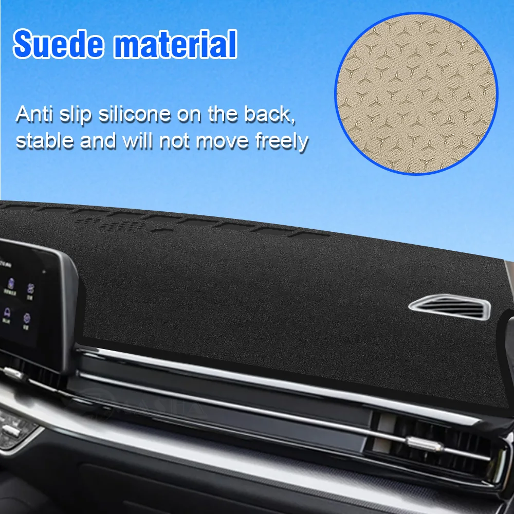 Compatible with Dash Cover 2022 2023 2024 KIA Sportage NQ5 Dashboard Mat Cover Sunshade Nonslip Mesh Protector No Glare