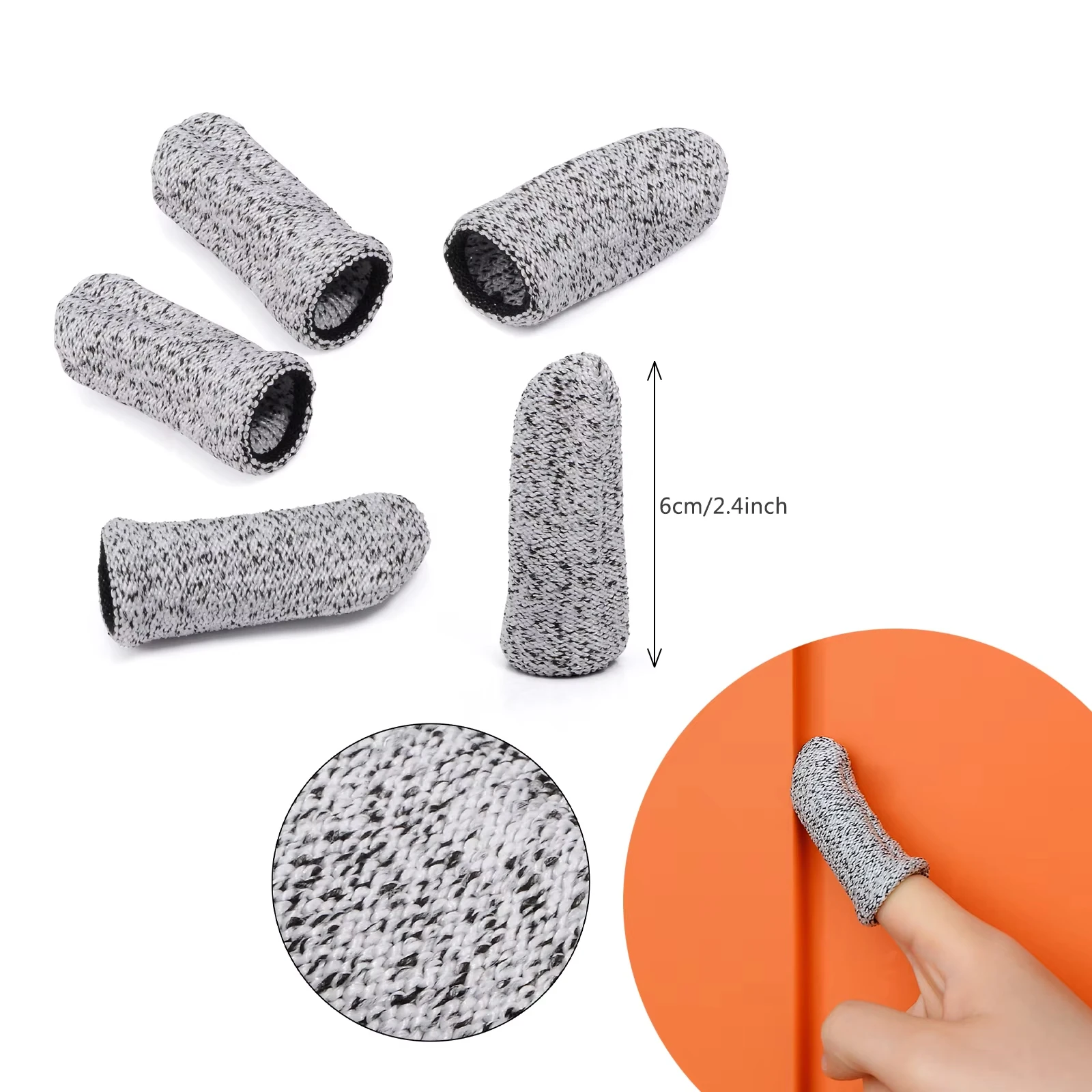 EHDIS Car Vinyl Wrap Gloves Nylon Carbon Film Stickers Install Window Tint Work Gloves Car Wrapping Finger Protector ﻿