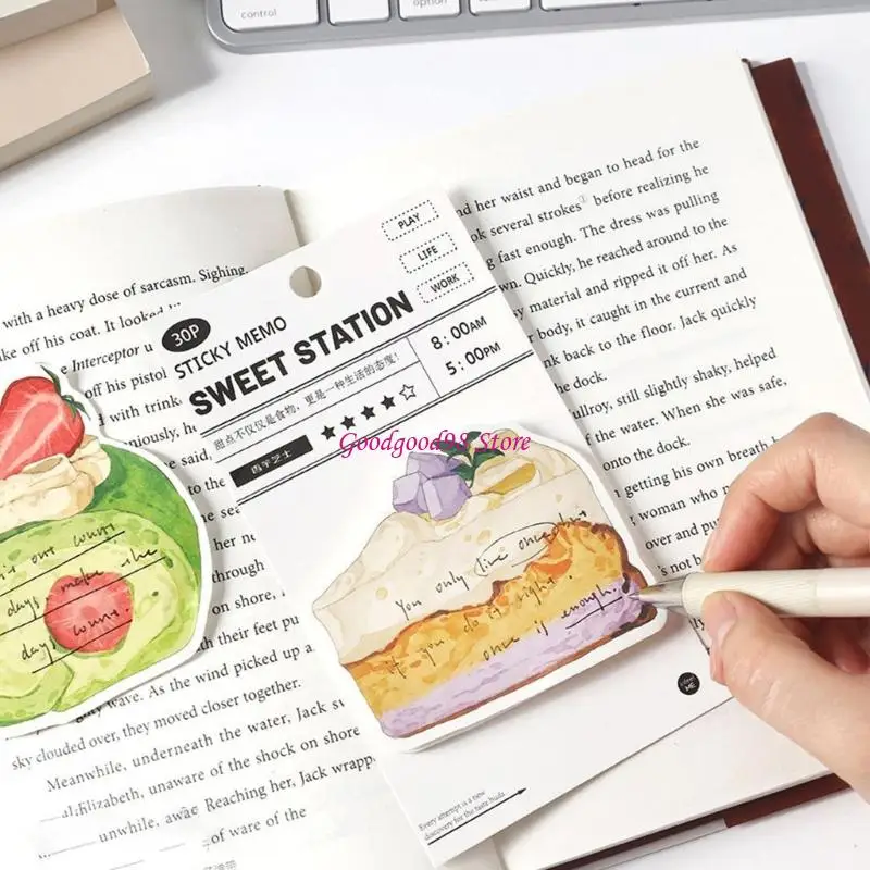 Memos Memos Pad Dessert Cake Stickier Note Sweet Station Series Stickier Note