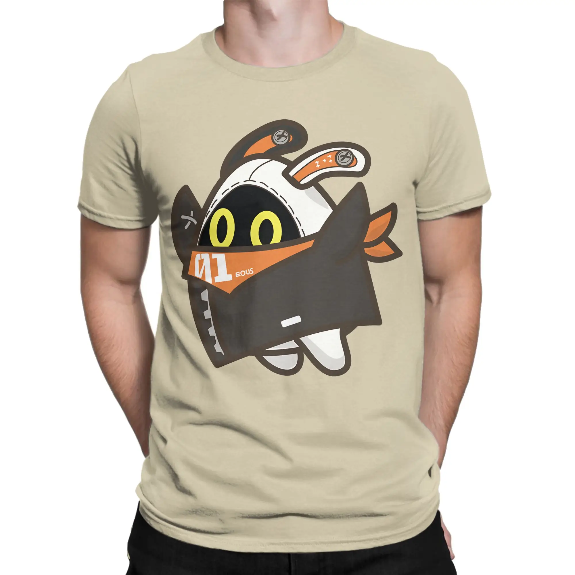 Men's T-Shirt EOUS Zenless Zone Zero Funny Cotton Tee Shirt Short Sleeve  T Shirts Crew Neck Clothing New Arrival