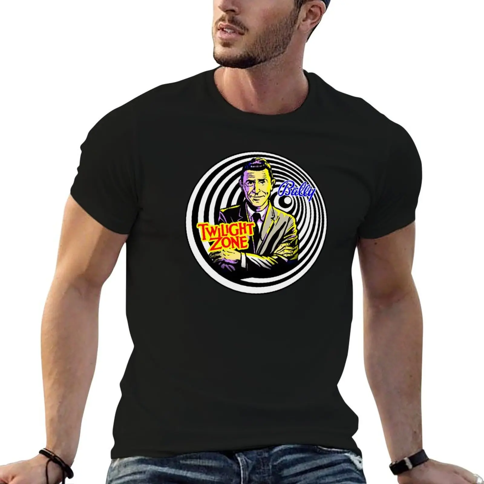 Twilight Zone Pinball T-Shirt Casual Lightweight Short Sleeve Top