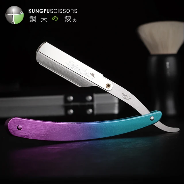 Barbershop Shaving Beard Razor Straight Edge Barber Razor Knife Manual Beard Hair Shaving Replaceable Blades For Men