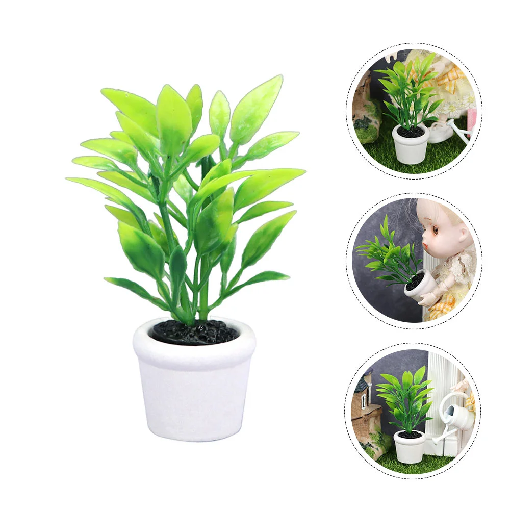 

Mini Potted Plant Flowers Decor House Supplies Out Door Tiny Houses Decoration Miniature Plants Outdoor