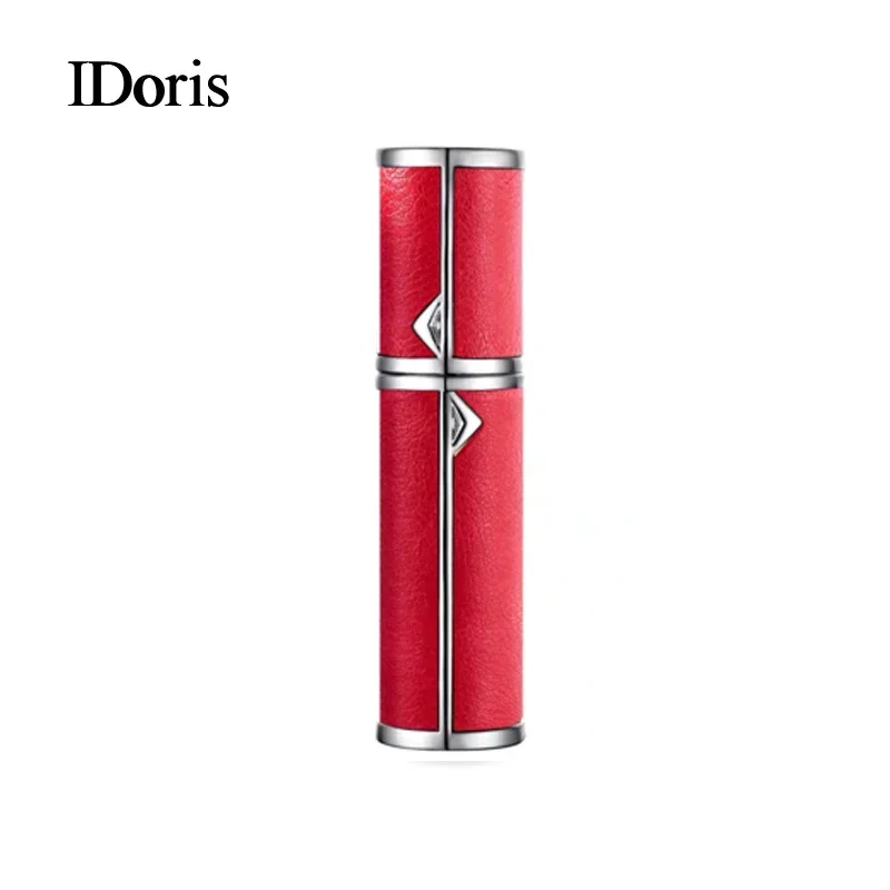 IDoris 미니 향수 무화기 알루미늄 리필 스프레이 병, 여행용 누출 방지 용기, 버튼 밸브, 5ml, 2 개