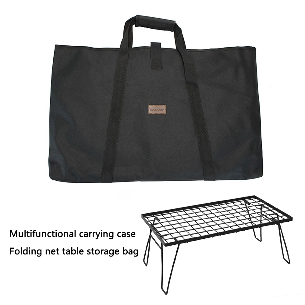 Borsa portaoggetti da tavolo pieghevole portatile con manico Borsa da tavolo pieghevole da campeggio multifunzionale Borsa da esterno per il campeggio