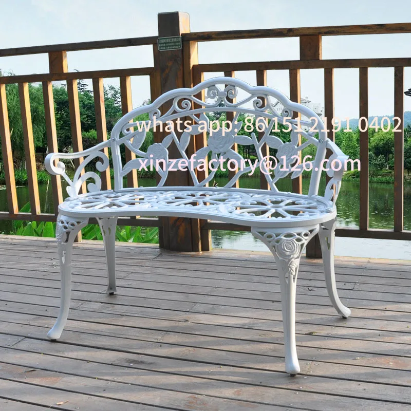 تخصيص فناء شرفة حديقة الترفيه يلقي مقعد الألومنيوم في الهواء الطلق سبائك الألومنيوم الأوروبي الإبداعية كرسي راحة واحد