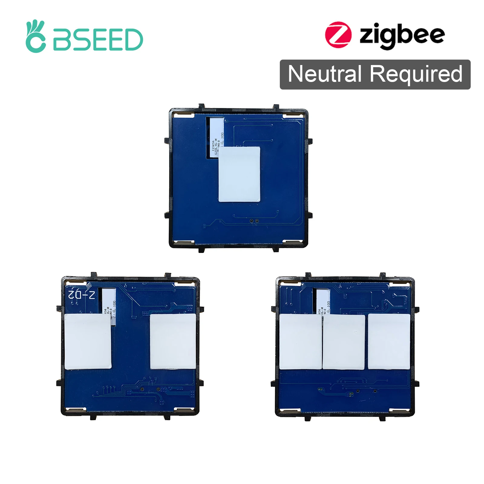 Bseed ZigBee สวิตช์ไฟอัจฉริยะสวิตช์ฟังก์ชั่นสวิทช์เซ็นเซอร์สัมผัสรองรับ Tuya Google ชีวิตอัจฉริยะควบคุมเป็นกลาง