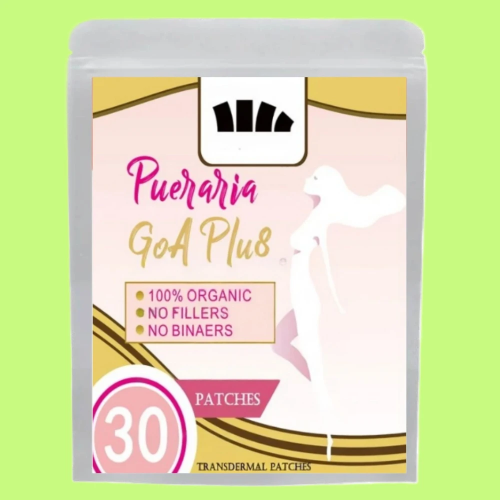 30 Patches Pueraria Mirifica Patch Transdermico, Com Aauaje, Saw Palmetto, Wild Yam, Para Ampliação de Bumbum