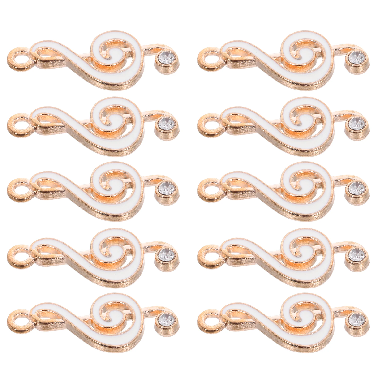 

Jewelry Making Charms Musical Note Pendant Notes for Bracelets Necklaces Silver