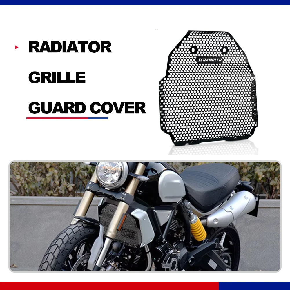 

Motorcycle Radiator Grille Guard oil cooler Guard Cover For Ducati Scrambler 1100 Sport Tribute/Dark Pro Urban Motard 2018-2024