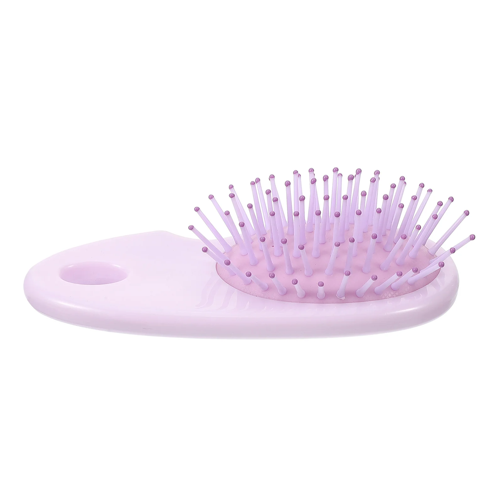 

Air Bag Comb Mini Travel Small Hairbrush for Purse Pocket Cute Compact Detangling Scalp Massage Flexible Bristles Plastic