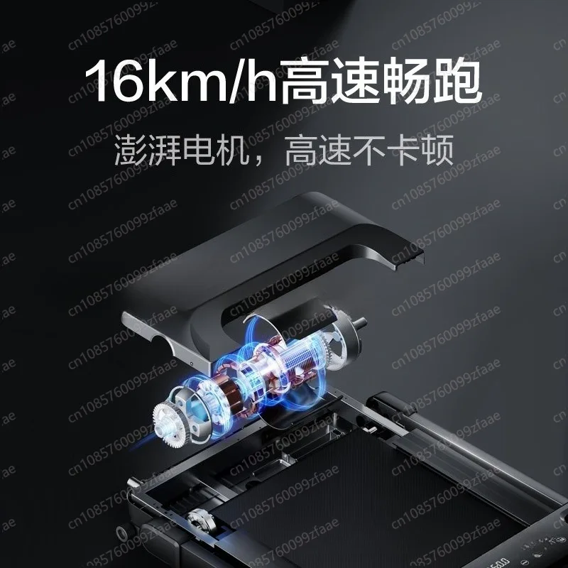 Treadmill, household foldable hill climbing machine, silent indoor fitness, small walking equipment