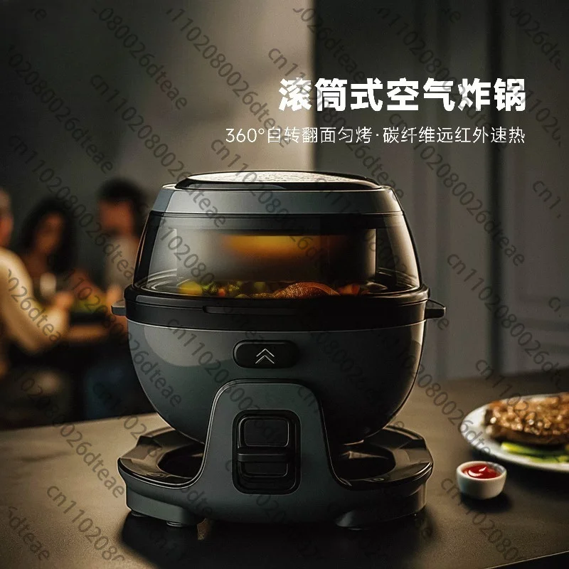 Multifunction New Design Digital Dehydration Grill Roast Home Appliance Electric Rolling Smart Air Fryer With Touch Screen