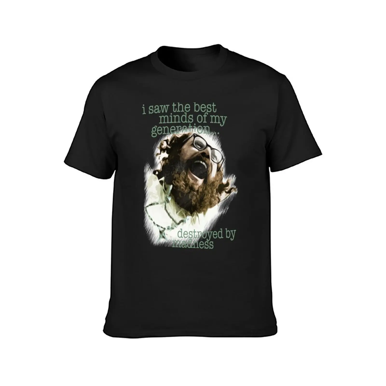 Allen Ginsberg - Howl T-Shirt boys animal print Blouse oversized summer tops big and tall t shirts for men