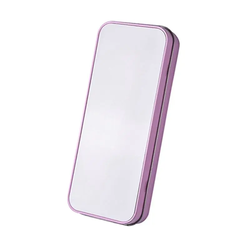 5 Piece Sublimation Blank Metal Tin Pencil Box Case For Heat Press Transfer Printing For Pencils Pens Organization Durable Pink-
