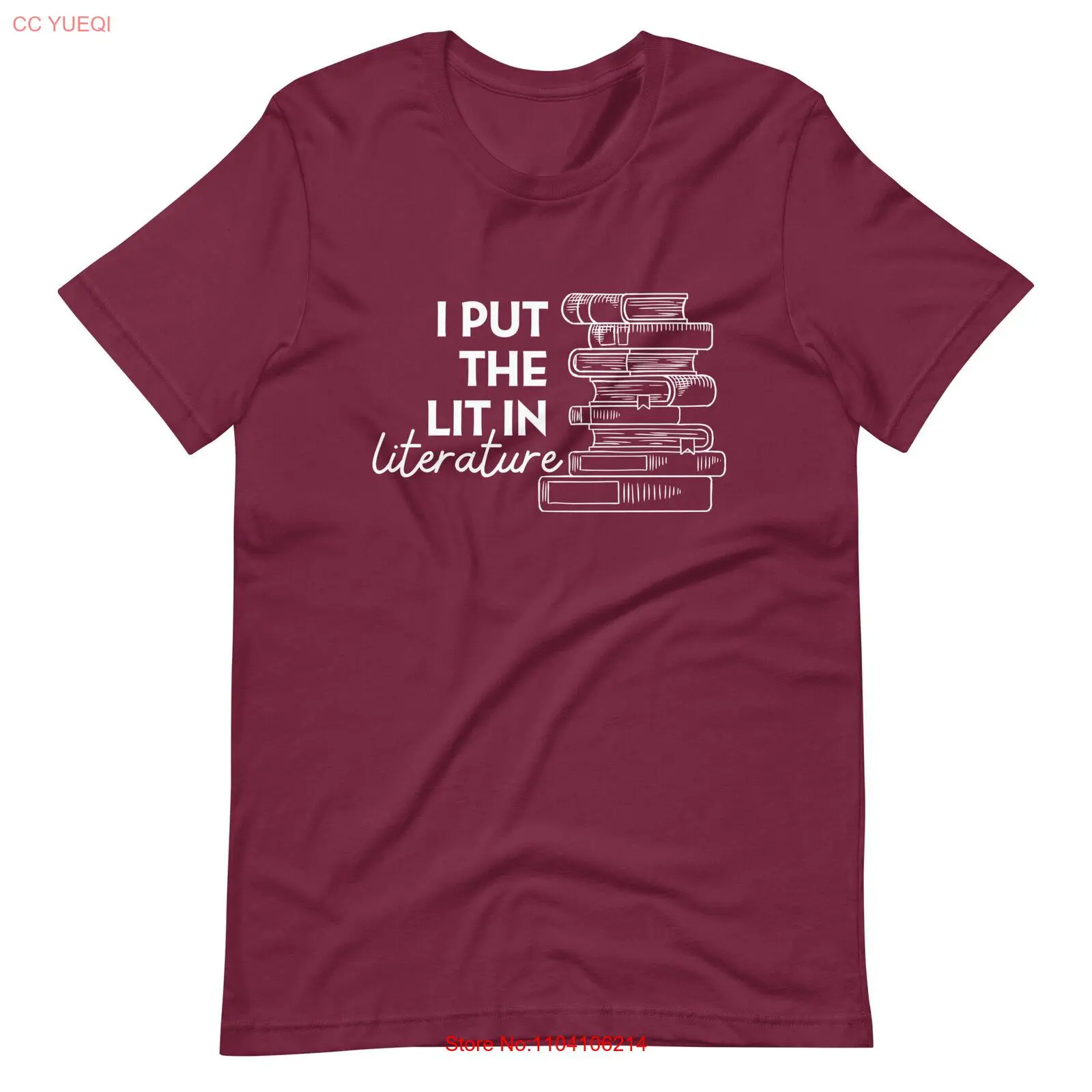 

Lit in Literature English Teacher Unisex T-shirt S,M,L,XL,2X,3X,4X