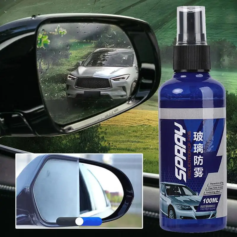 100ml Car Windshield Rain Proof Coating Anti-Fog Spray Auto Glass Anti-Rain Cleaning spray Multifunctional glass cleaning tools